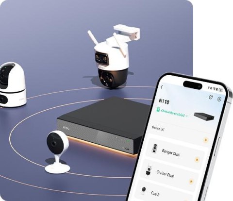 Rejestrator IP Imou  NVR-N118W-8A0E-P 18- kanałowy IMOU