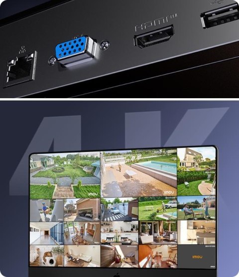 Rejestrator IP Imou  NVR-N118W-8A0E-P 18- kanałowy IMOU