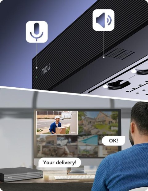 Rejestrator IP Imou  NVR-N118W-8A0E-P 18- kanałowy IMOU