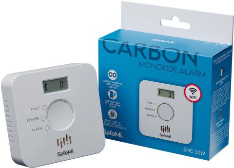 SAFEMI Czujnik dymu - WiFi - Gwarancja 3 lata SHC-10W SAFEMI