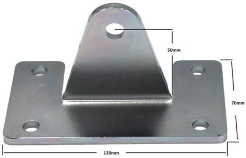 Uchwyty MOD.12/120/70 do napędów z otworami 12mm: CAME, FAAC, Genius, Proxima itd. PRESBET
