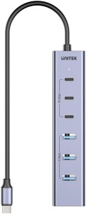 Unitek Aktywny Hub USB-C 3x USB-C 10Gbps 4x USB-A UNITEK