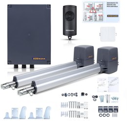 Zestaw Hormann Rotamatic 2 868MHz BiSecure do 5m bram dwuskrzydłowych HORMANN