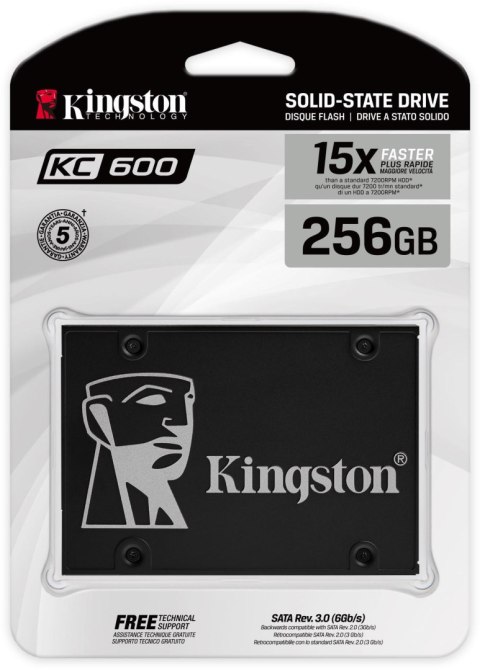 DYSK SSD KINGSTON KC600 256GB SATA 550/500 MB/s KINGSTON