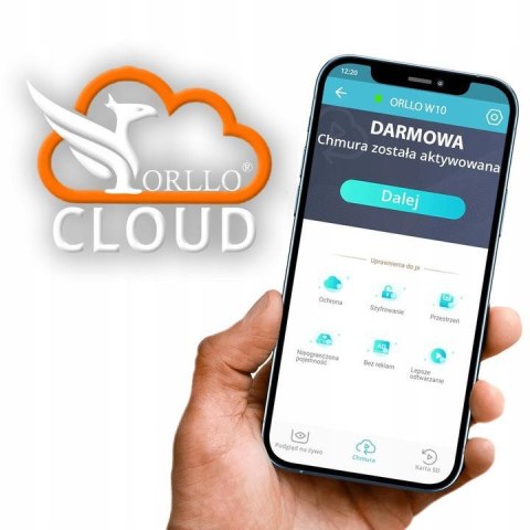 Kamera IP Orllo W10 SIM 4K wewnętrzna obrotowa ORLLO