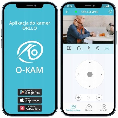 Kamera IP Orllo W10 SIM 4K wewnętrzna obrotowa ORLLO