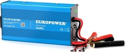 ŁADOWARKA PROSTOWNIK DO AKUMULATORÓW LiFePO4 EUROPOWER CH-LFP/12/20 14,6V 20A KONEKTOR KROKODYLEK EUROPOWER