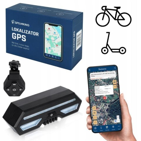 Lokalizator GPS Mking BIKESCOO dla hulajnóg MKING