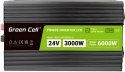 PRZETWORNICA NAPIĘCIA Green Cell PowerInverter LCD 24V / 230V 3000/6000W CZYSTA SINUSOIDA GREEN CELL
