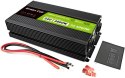 PRZETWORNICA NAPIĘCIA Green Cell PowerInverter LCD 24V / 230V 3000/6000W CZYSTA SINUSOIDA GREEN CELL