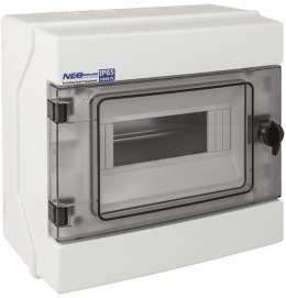 Rozdzielnica hermetyczna modułowa (500V AC, 1000V DC) 1x8 natynkowa (N+PE) IP65 RH-8 ELEKTRO-PLAST O ELEKTRO-PLAST OPATÓWEK