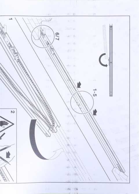 Szyna Hormann FS-2 dwuczęściowa M (średnia) do napędów Promatic/Supramatic HORMANN