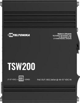 Teltonika TSW200 switch przemysłowy 8xGE 2xSFP PoE (TSW2000000B0) DIN TELTONIKA