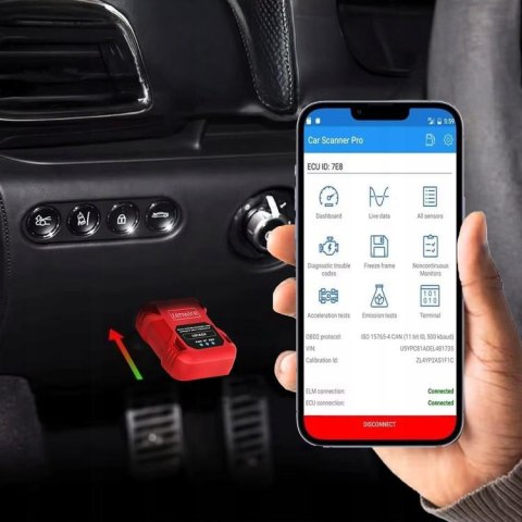 Interfejs Tester Skaner Diagnostyczny OBD2 ELM327 VDiagX V016 Zenwire ZENWIRE