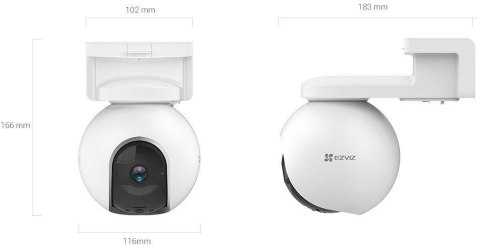 Kamera IP Ezviz EB8 Pro 4G 4K Kit 8MP z panelem słonecznym 8W 4G Wi-Fi EZVIZ