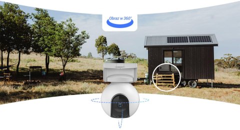 Kamera IP Ezviz EB8 Pro 4G 4K Kit 8MP z panelem słonecznym 8W 4G Wi-Fi EZVIZ