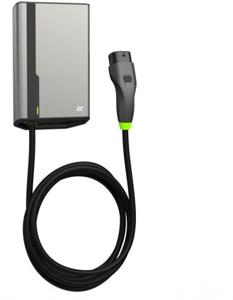 ŁADOWARKA EV Wallbox Green Cell HabuDen EVGC021A2275 22kW TYPE 2 7,5M GC App BT Wi-Fi GREEN CELL
