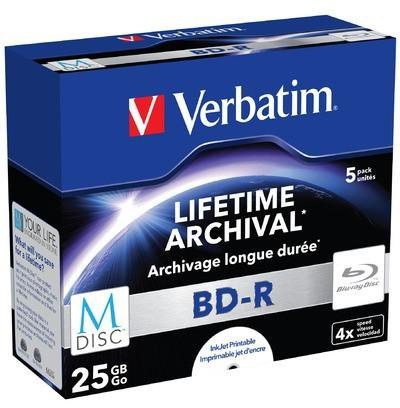 Płyty Blu-Ray Verbatim BD-R SL Printable 25GB (5szt.) VERBATIM