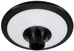 SOLARNA OPRAWA PARKOWA LED SOLUM 20W 2200LM 3000-4000K IP65 CZARNA BEMKO