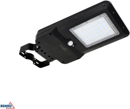 SOLARNA OPRAWA ULICZNA LED BEMKO SOLGER 20W 3000LM 3000/4000/6000K IP65 CZARNA CZ. PIR BEMKO