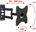 UCHWYT DO TV LED/LCD 19-42" 35KG AR-60A ART reg. pion/poziom ART
