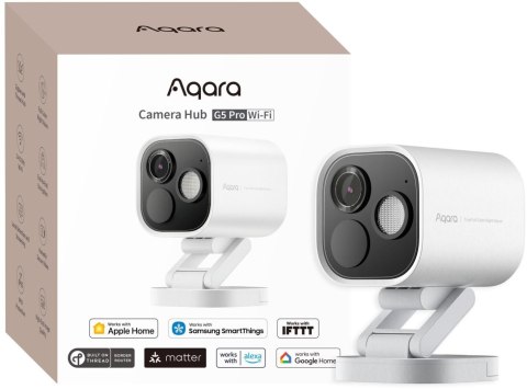 Aqara Camera Hub G5 Pro Wi-Fi Biała | Kamera IP | 1520p, Zigbee, CH-C07DW AQARA