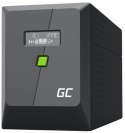 UPS ZASILACZ AWARYJNY Greencell PowerProof 1500VA 1050W LCD CZYSTA SINUSOIDA GREEN CELL