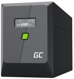 UPS ZASILACZ AWARYJNY Greencell PowerProof 1500VA 1050W LCD CZYSTA SINUSOIDA GREEN CELL