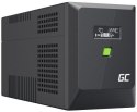 UPS ZASILACZ AWARYJNY Greencell PowerProof 1500VA 1050W LCD CZYSTA SINUSOIDA GREEN CELL