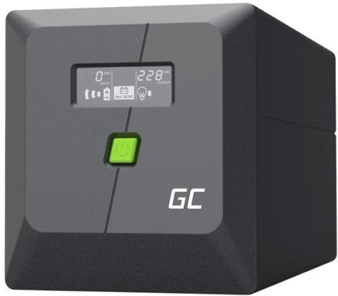 UPS ZASILACZ AWARYJNY Greencell PowerProof 750VA 480W LCD CZYSTA SINUSOIDA GREEN CELL