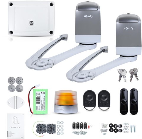 Zestaw Somfy Axovia 3S IO Comfort pack do 4m bram dwuskrzydłowych SOMFY