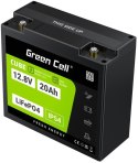 AKUMULATOR LITOWO-ŻELAZOWO-FOSFORANOWY LiFePO4 Green Cell Cube 12.8V 20Ah LFPGC12V20AH GREEN CELL