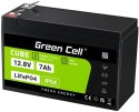 AKUMULATOR LITOWO-ŻELAZOWO-FOSFORANOWY LiFePO4 Green Cell Cube 12.8V 7Ah LFPGC12V7AH GREEN CELL