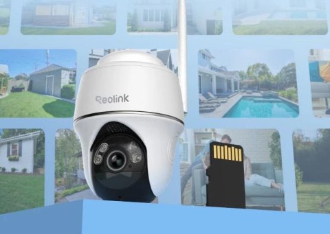 Kamera IP Reolink Argus Series B430 z panelem solarnym (biała) REOLINK