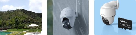 Kamera IP Reolink Argus Series B430 z panelem solarnym (biała) REOLINK