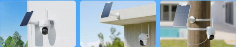 Kamera IP Reolink Argus Series B430 z panelem solarnym (biała) REOLINK