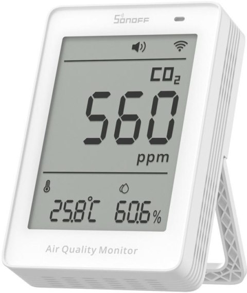 Miernik jakości powietrza WiFi LCD Sonoff AirGuard CO2 SAWF-08P SONOFF