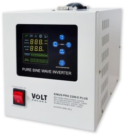 Przetwornica VOLT POLSKA SINUSPRO 2200E PLUS 12/230V (1200/2200W) [AGM, GEL, LiFePO4] VOLT POLSKA
