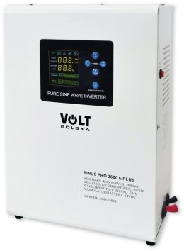 Przetwornica VOLT POLSKA SINUSPRO 2600 E PLUS 24/230V (1800/2600W) [AGM, GEL, LiFePO4] VOLT POLSKA