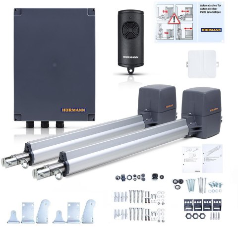 Zestaw Hormann Rotamatic 2 868MHz BiSecure do 5m bram dwuskrzydłowych HORMANN