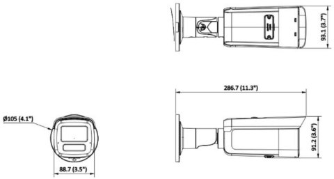 KAMERA IP HIKVISION DS-2CD2T43G2-4LI(2.8mm) PL HIKVISION