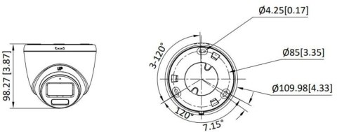Kamera 4w1 Hikvision DS-2CE72DF3T-LSE(2.8mm)(O-STD) HIKVISION