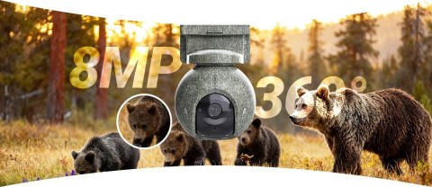 Kamera IP Ezviz EB8 PRO 4G Ranger Kit 8MP z panelem słonecznym 8W 4G Wi-Fi moro EZVIZ