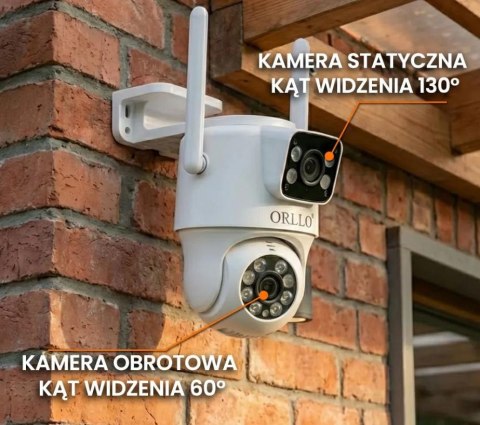 Kamera IP Orllo TZ19 DUAL (4MP+4MP Wi-Fi 4K AI HILOOK