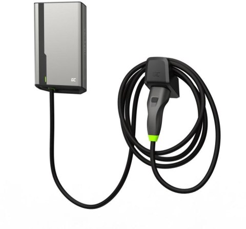 ŁADOWARKA EV Wallbox Green Cell HabuDen EVGC021B2250 22kW TYPE 2 5M GC App NFC BT Wi-Fi GREEN CELL