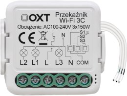 Moduł OXT mini przekaźnik 3 obwody WiFi TUYA T223 OXT