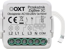 Moduł OXT mini przekaźnik 3 obwody ZigBee TUYA T263 OXT