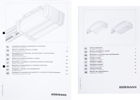 Napęd bramy garażowej Hörmann ProMatic E4 868MHz BiSecur