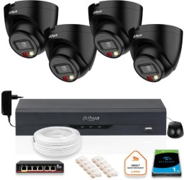 Zestaw monitoringu IP Dahua 4 Kamery IP 4mpx dysk twardy DAHUA
