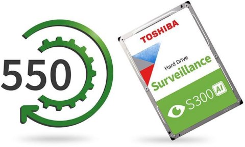 Dysk HDD Toshiba S300 AI 8TB MG10ADA800E-V TOSHIBA